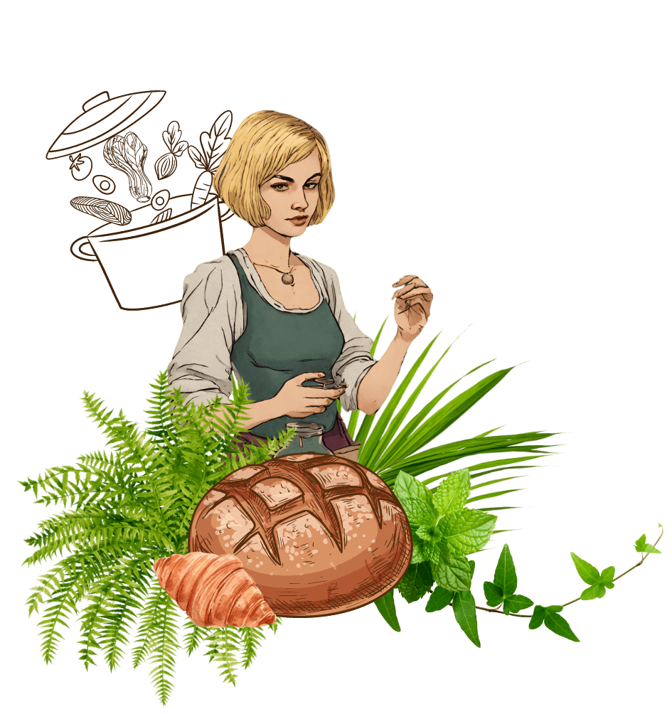 Illustracion clase de cocina y taller de cocina inolvidables en Envigado
